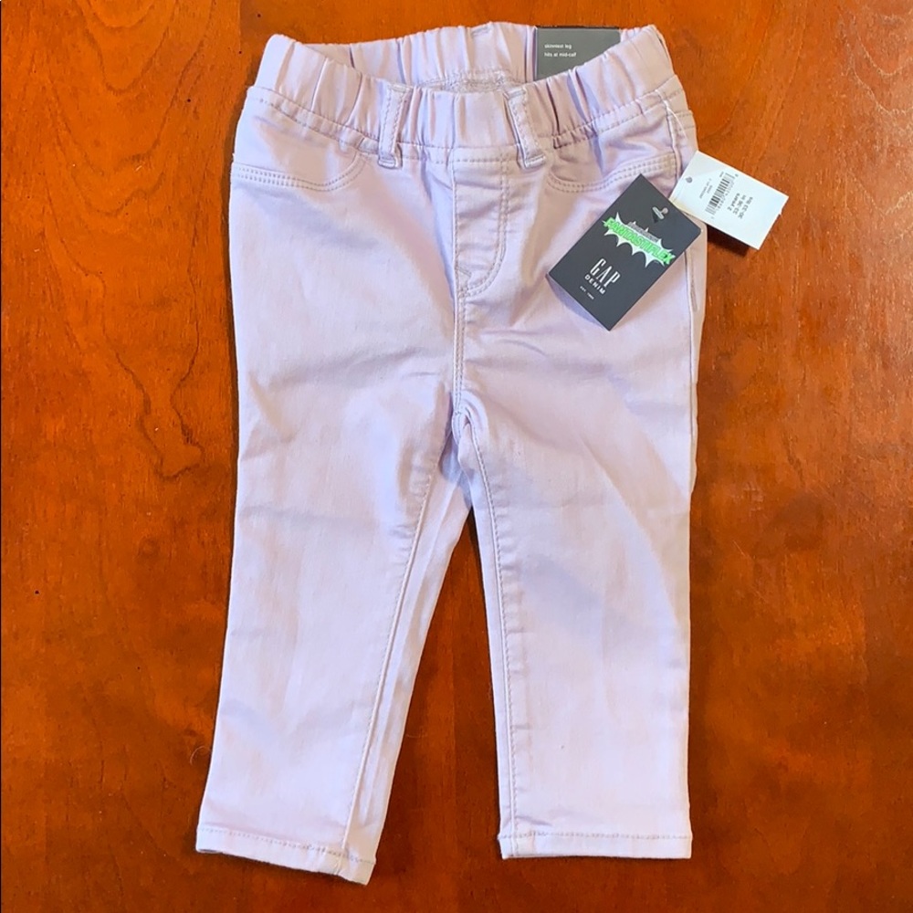 Baby Gap cropped jegging 2 lavender